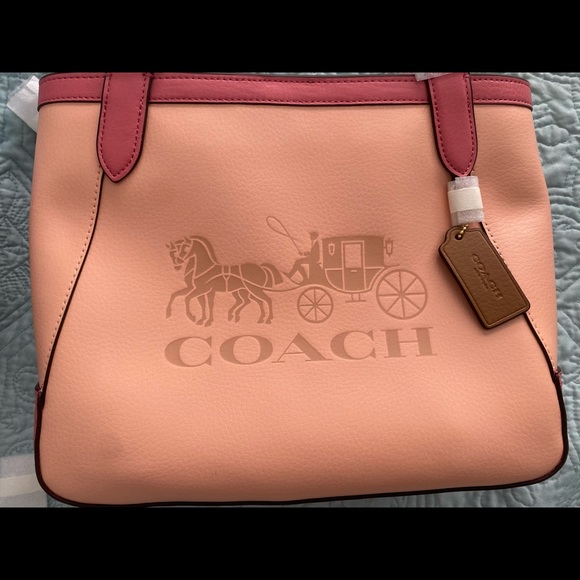 NWT Coach tote, lovely colors and design - Picture 11 of 15